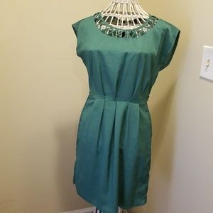 Short sleeve Green dress